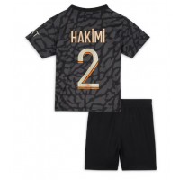 Fotbalové Dres Paris Saint-Germain Achraf Hakimi #2 Dětské Alternativní 2023-24 Krátký Rukáv (+ trenýrky)